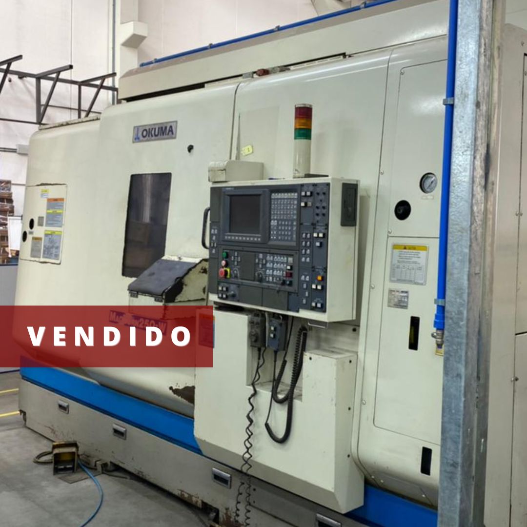 CENTRO DE TORNEAMENTO OKUMA MODELO MAC-TURN 250W ANO 2003